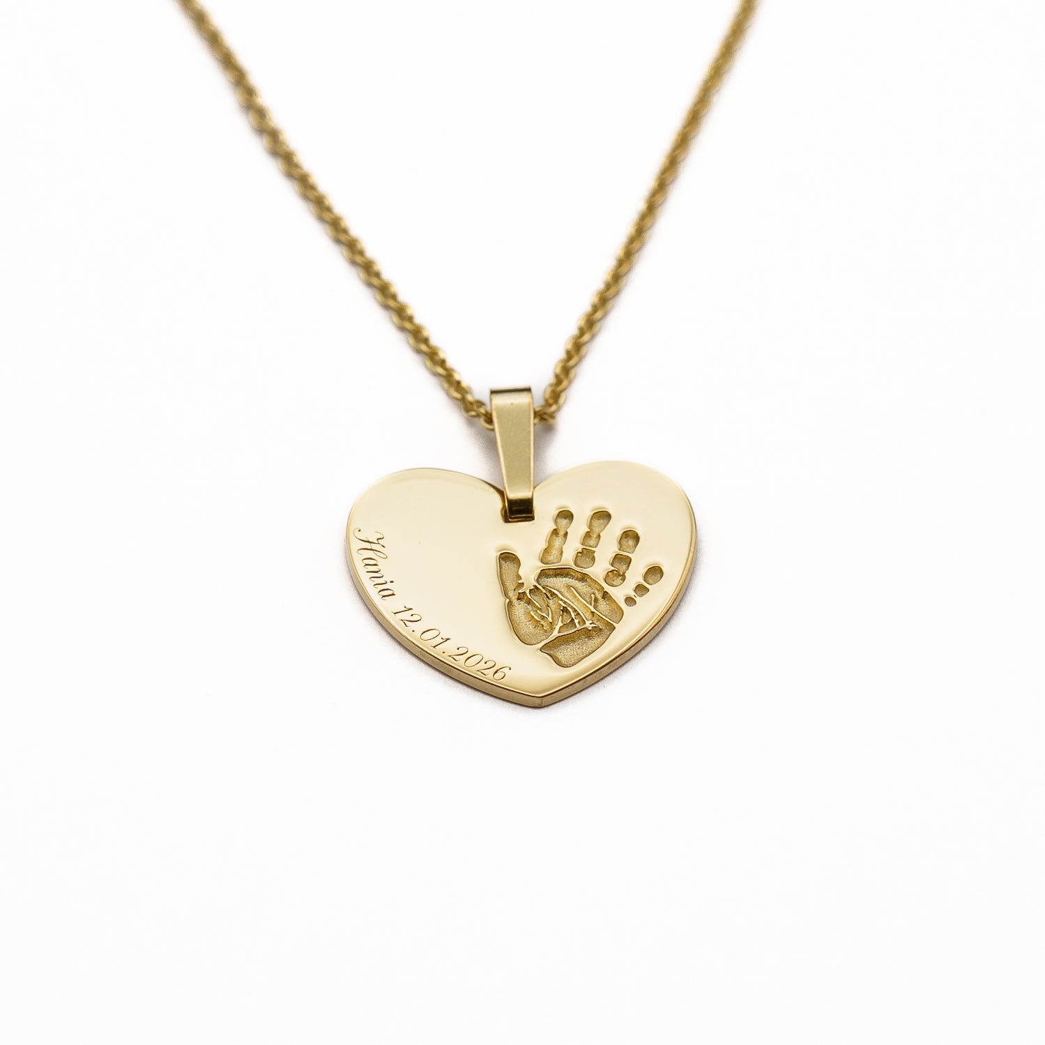 Am Herzen vereint - Kette mit 3D Abdruck - SEVOLY