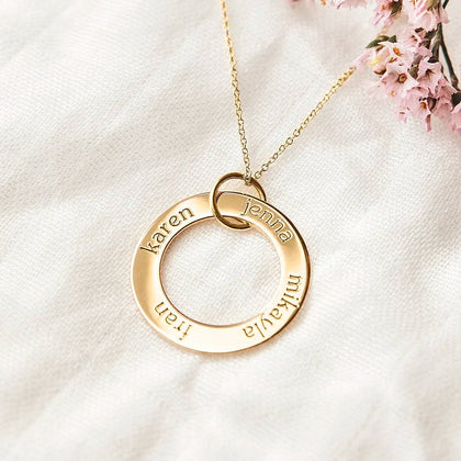 "Bond of Love" Personalisierte Familienkette mit Gravur - SEVOLY