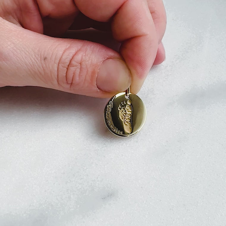 First Steps - Kette mit zwei 3D Abdrücke