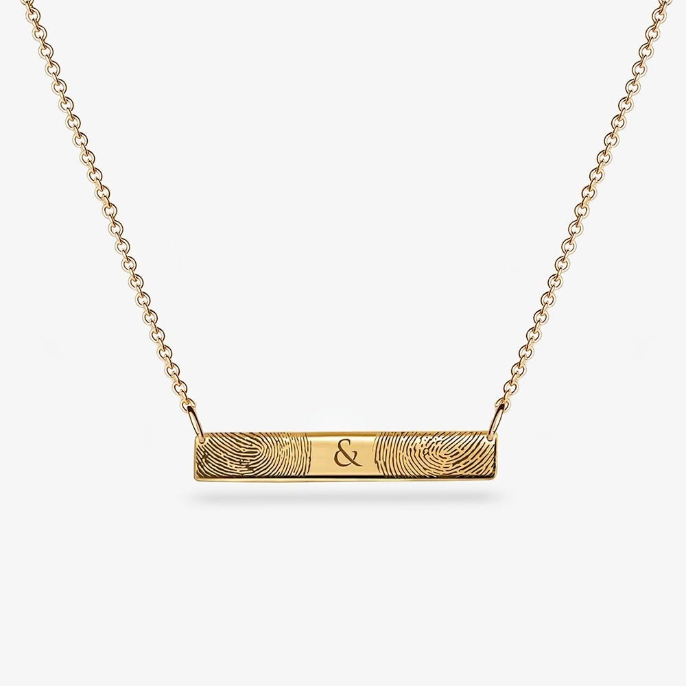 "Duo Bar" Fingerabdruck Familienkette - SEVOLY