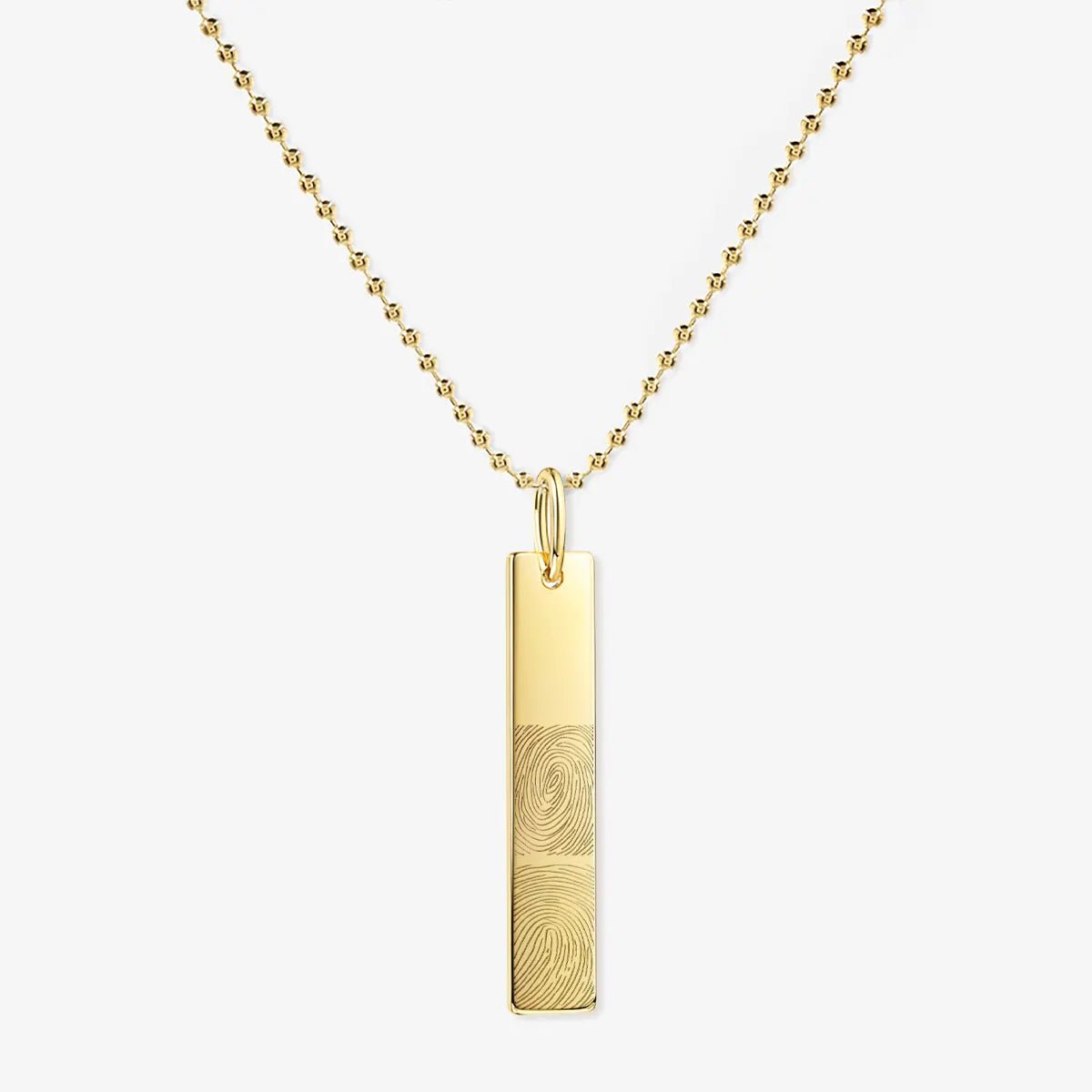 "Duo" Fingerabdruck Herrenkette - SEVOLY