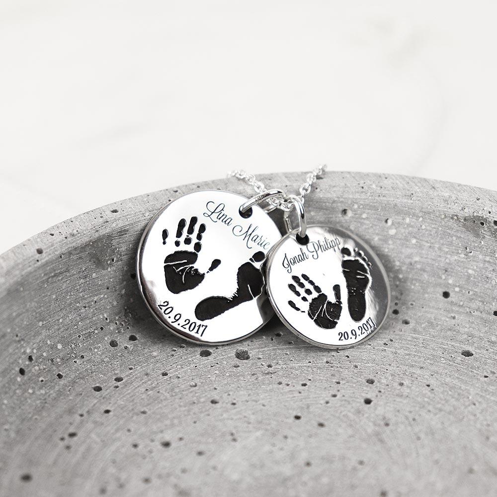 First Steps - Geschwisterkette mit 2 Charms - SEVOLY