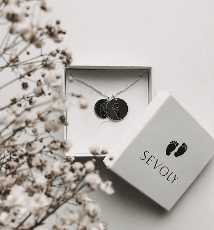 First Steps - Geschwisterkette mit 2 Charms - SEVOLY