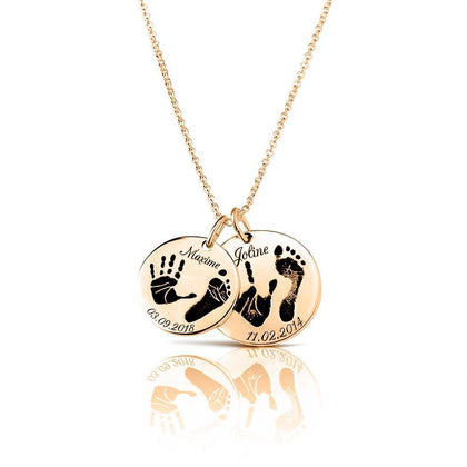 First Steps - Geschwisterkette mit 2 Charms - SEVOLY