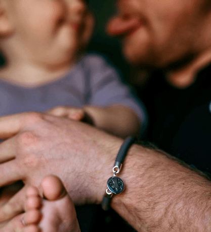 Heart Rebel - Lederarmband mit 2 Abdrücken - SEVOLY
