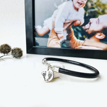 Heart Rebel - Lederarmband mit 2 Abdrücken - SEVOLY