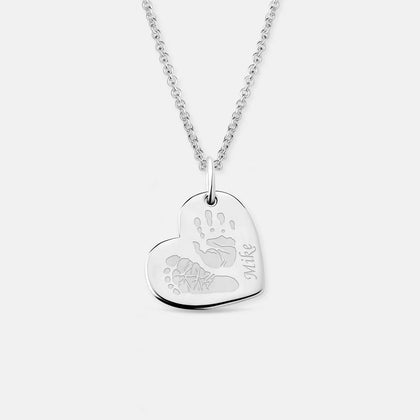 Immer am Herzen - Light Collection - Kette mit Hand & Fußabdruck - SEVOLY