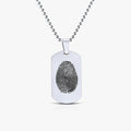 Immer an deiner Seite - Kette Fingerabdruck Gravur - SEVOLY