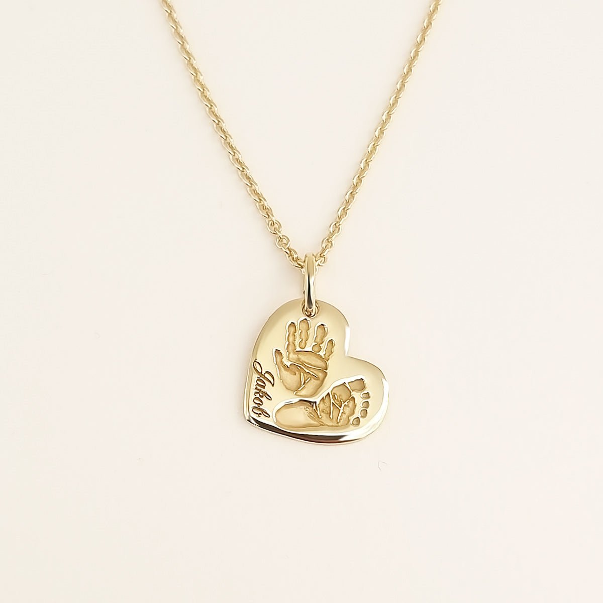 Meine Wunder am Herzen - Familienkette mit zwei 3D Abdrücke - SEVOLY