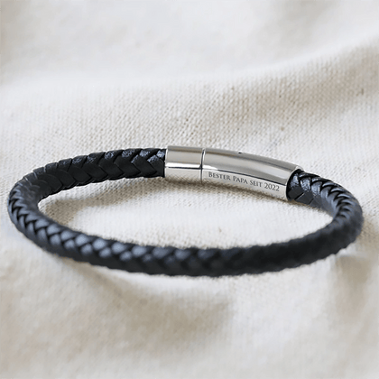 Personalisiertes Männerarmband - mit diskreter Gravur auf Innenseite - SEVOLY